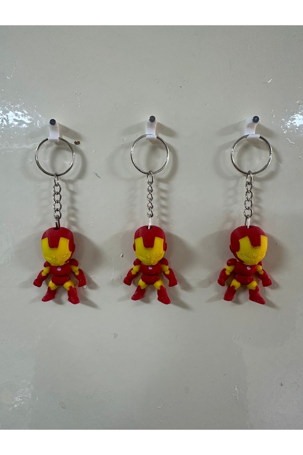 Set of 3 Decorative Keychains—Multi-Keychain Pack