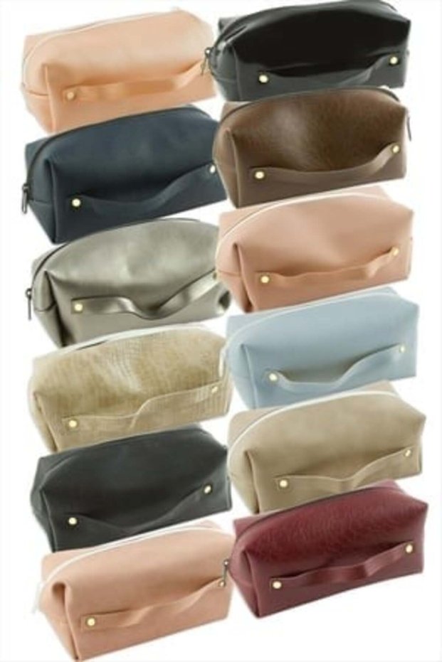 Assorted 4-Piece Handle Clutch Bag Set