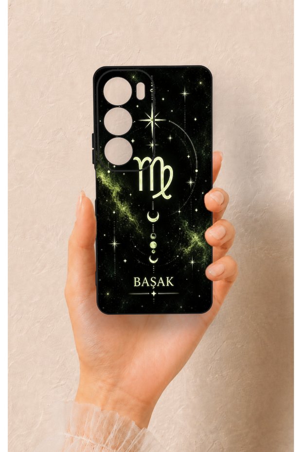 Vivo Y19s Compatible Virgo-Themed Patterned Silicone Case