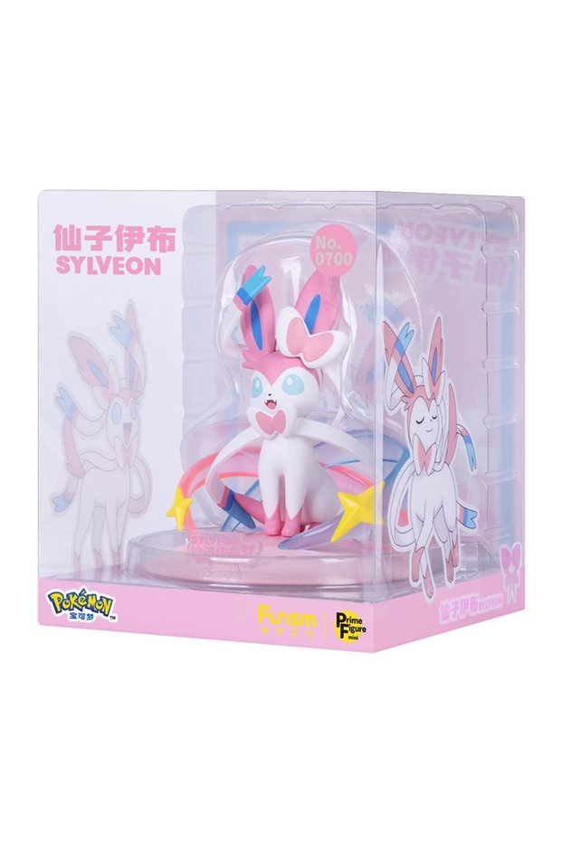 SYLVEON Pokemon Genuine Products Lucario Pikachu Gengar Greninja Doll Model Ornament Anime Action Fi