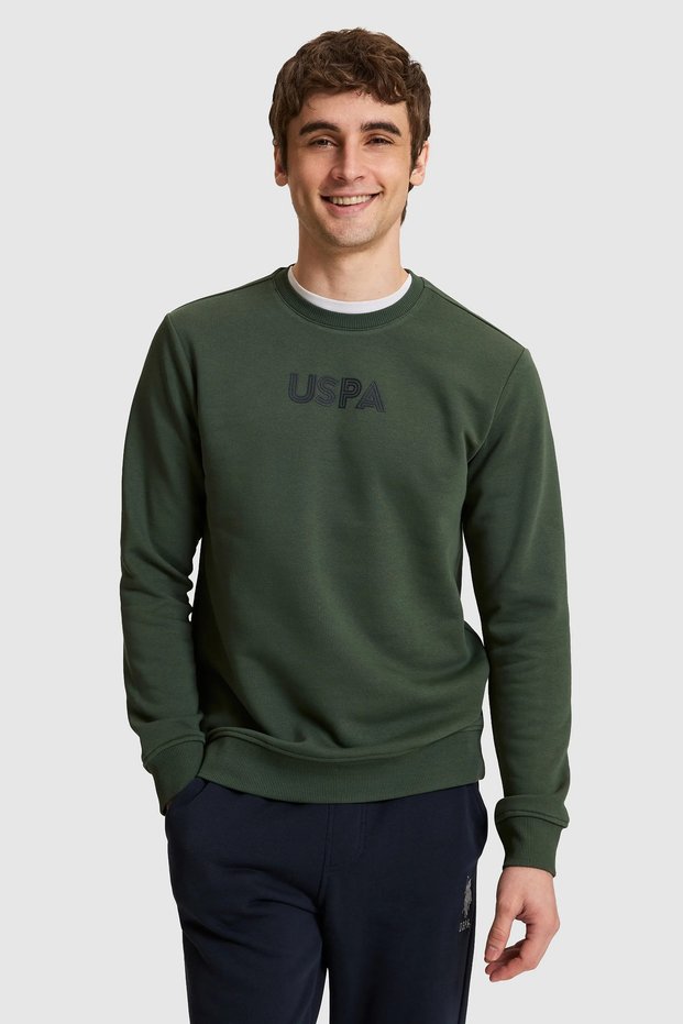 Men’s Crew Neck, Regular Fit, Chest Print