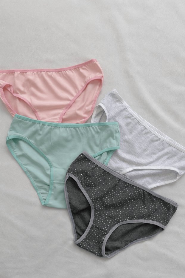 Women's Panties - 001 - 4-Pack - Assorted Colors