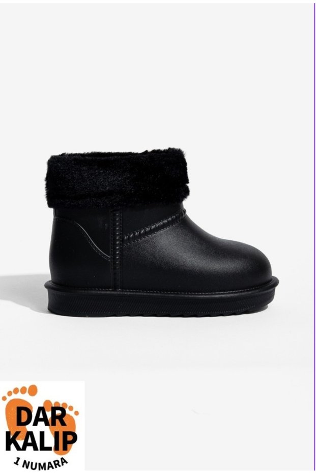 F003 Children's Fur-Trimmed Boots for Everyday Wear