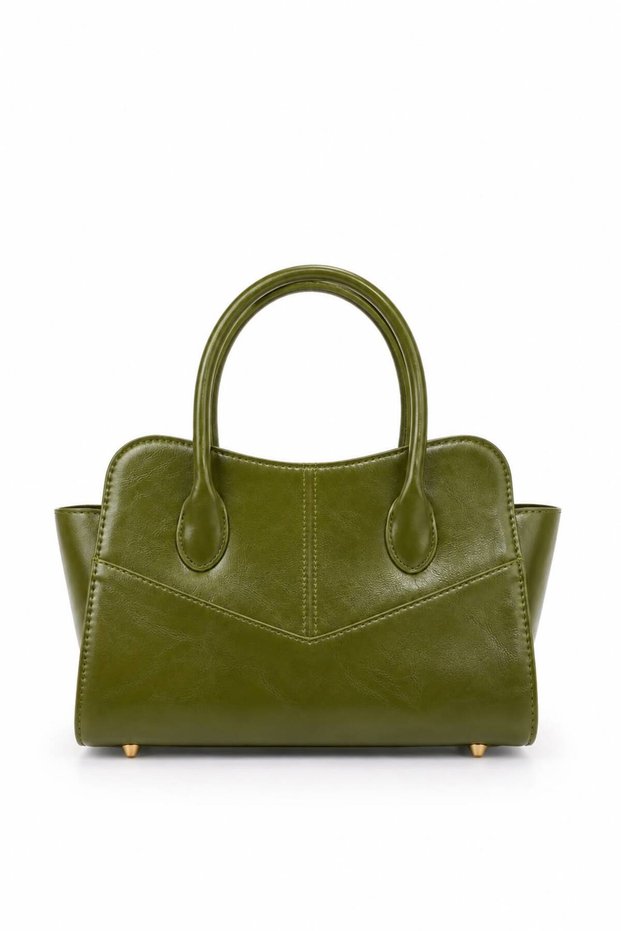Geometric-Shaped Faux Leather Moscow Women's Crossbody Bag