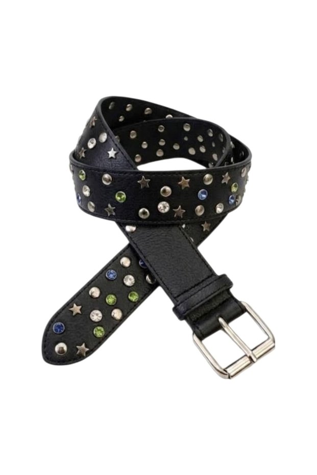 Gothic Punk Rock Gurunge Metallica Emo Style Belt
