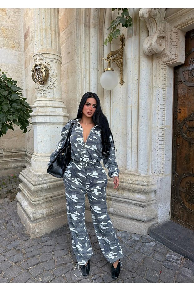 Camouflage Three-Thread Overalls