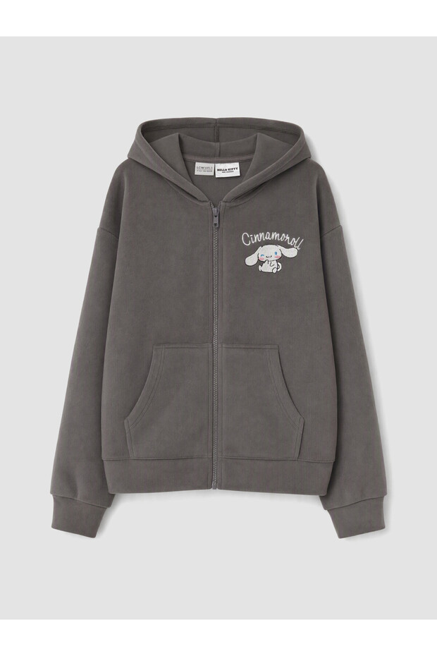 Rmz Clothing Difference: Cinnamoroll Embroidered Girls' Velvet Sweatshirt.