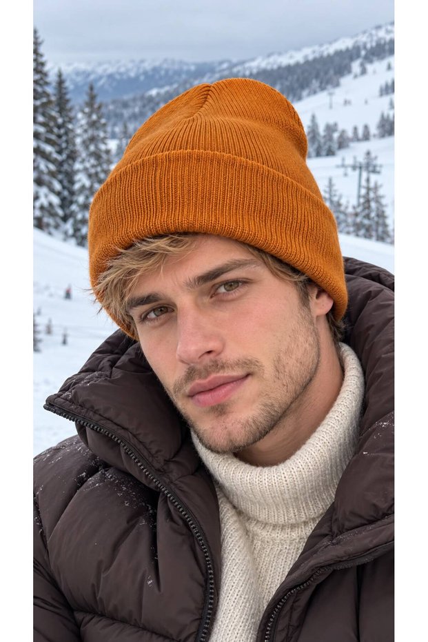 Taba Soft-Textured Knit Men's Beanie