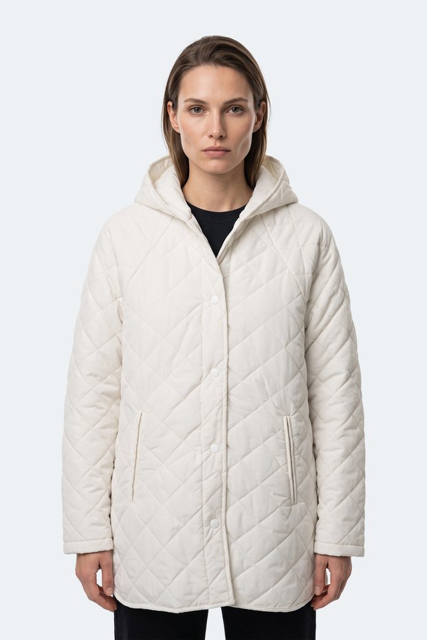 TWICE I Women's Ecru Jackets & Coats