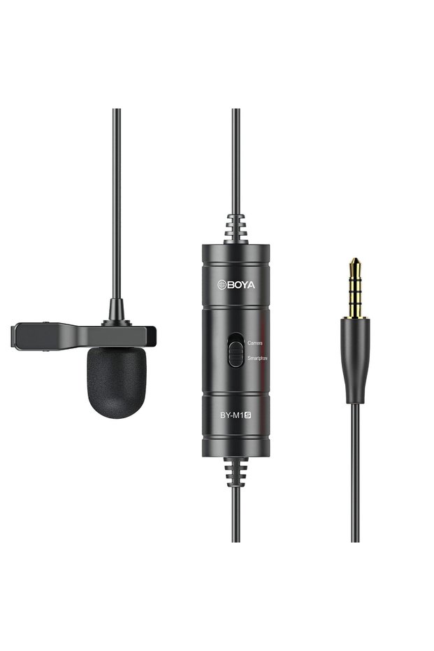 Microfon Lavaliera Stereo, Omnidirectionala, BY-M1S