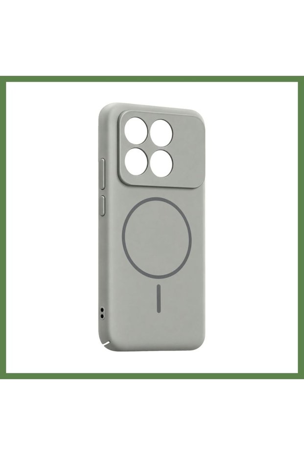 غطاء Poco X6 Pro Mika PC Magsafe - رمادي HB006