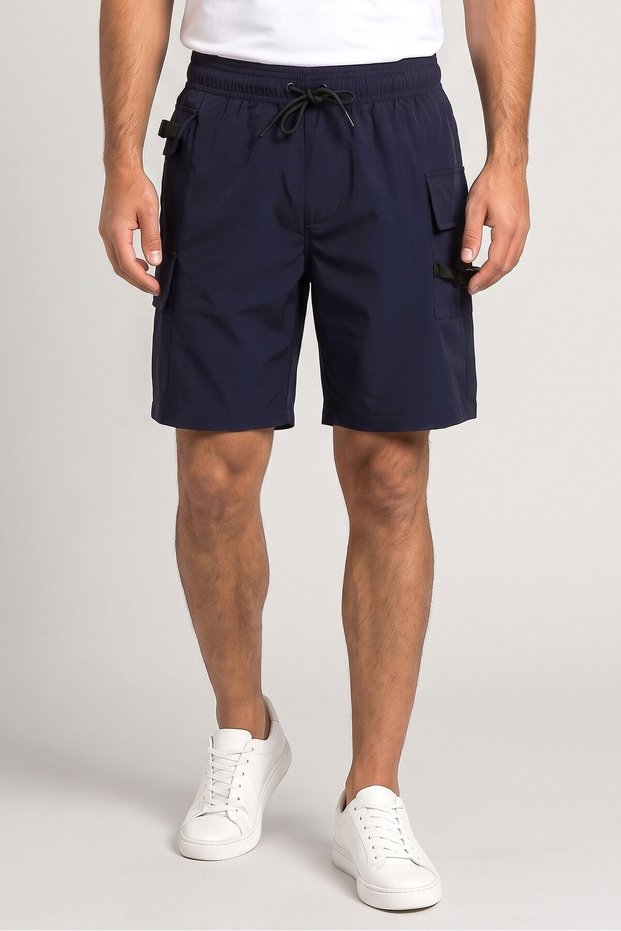 Men Sportswear Fit 7 Inseam Training Shorts, Navy