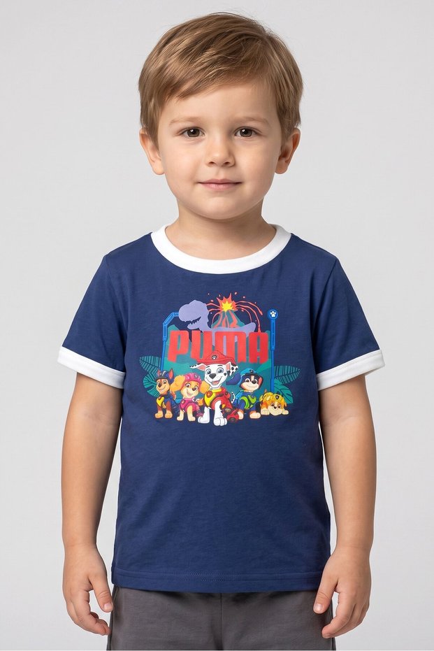 x Paw Patrol Toddlers Boy Graphic Print Outdoor T-Shirt, Navy