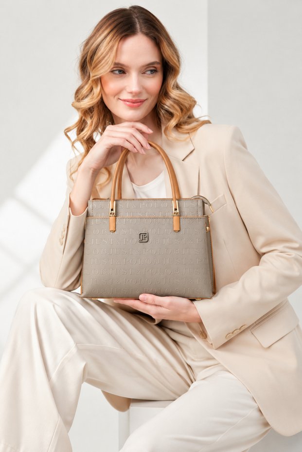 Women's Embossed Pattern Adjustable Strap Stylish Clutch Bag DIMENSIONS: 25 X 22 CM
