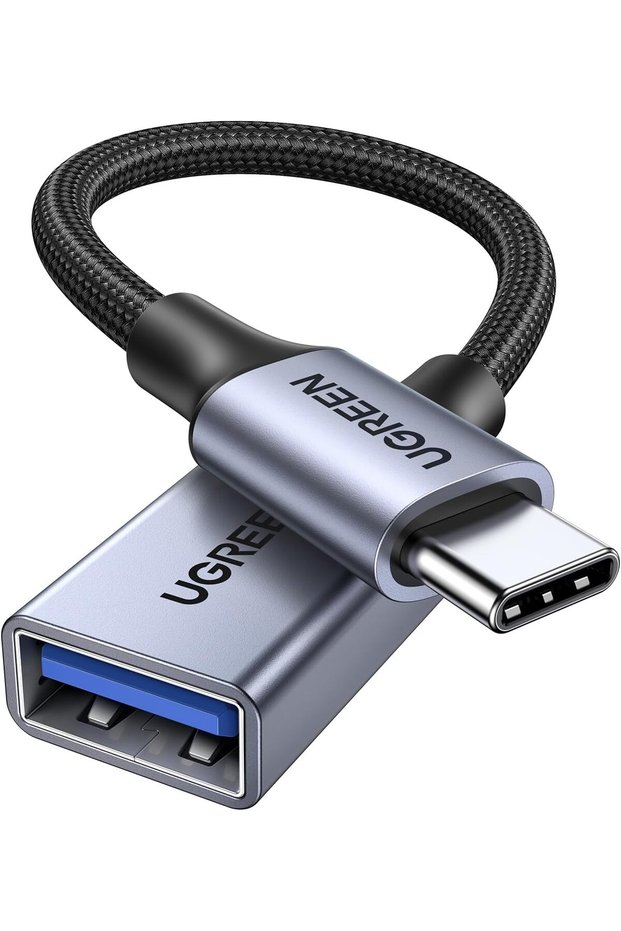USB C to USB 3.2 Adapter 5Gbps OTG Cable Type C Male to USB A Silver