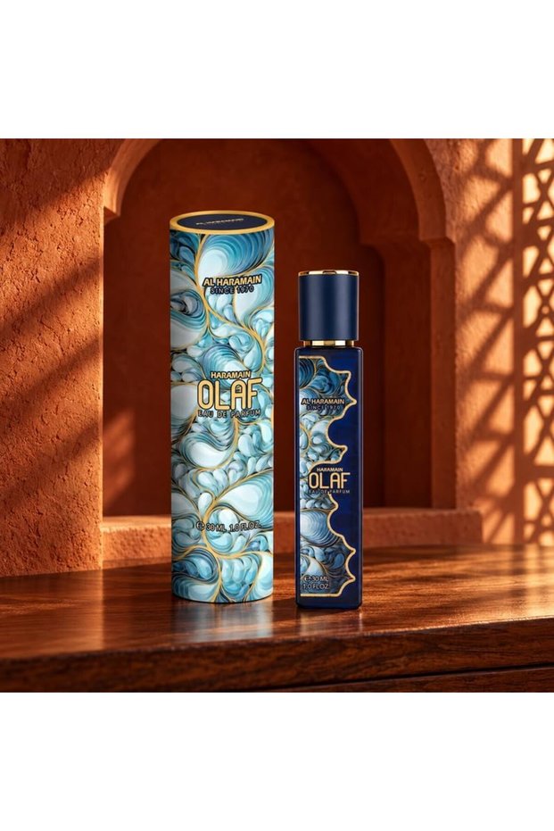 Olaf Eau de Parfum 30ml Unisex Perfume/Citrus & Almond Opening | Rose & Gardenia Heart | Oud & Vanilla Base | Warm Woody Amber Scent