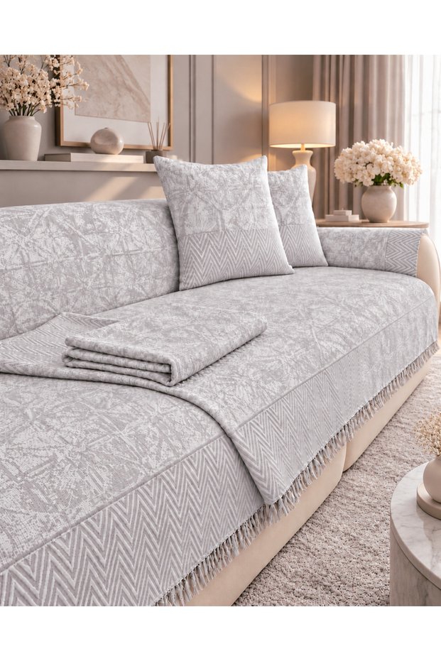 Sapphire Patterned Sofa Cover 180X220 cm Sofa Bed Sofa Cover