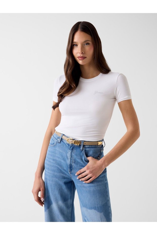 Rhinestones logo t-shirt