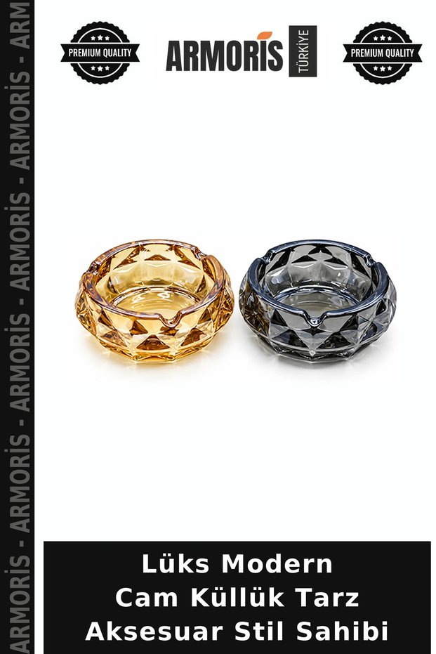 Luxurious Modern Glass Ashtray: A Stylish Accessory