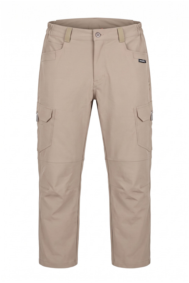 New Season Men's Parachute Fabric Cargo Pocket Pack Trousers