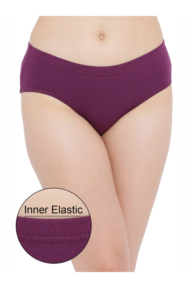 Cotton Mid Waist Hipster Panty