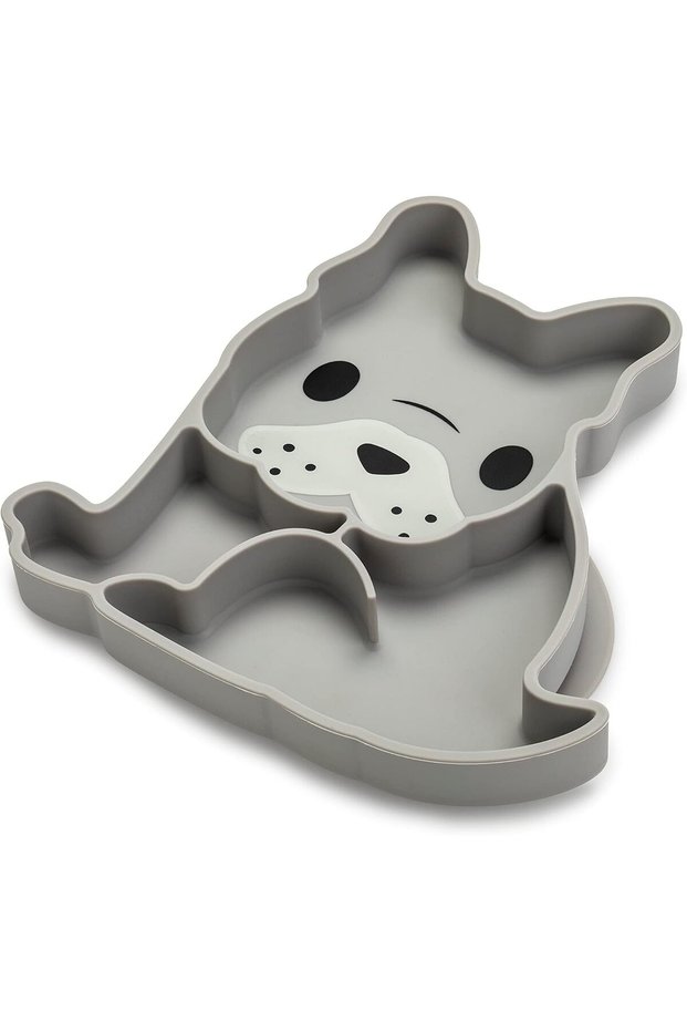 Silicone Divided Plate - Bulldog