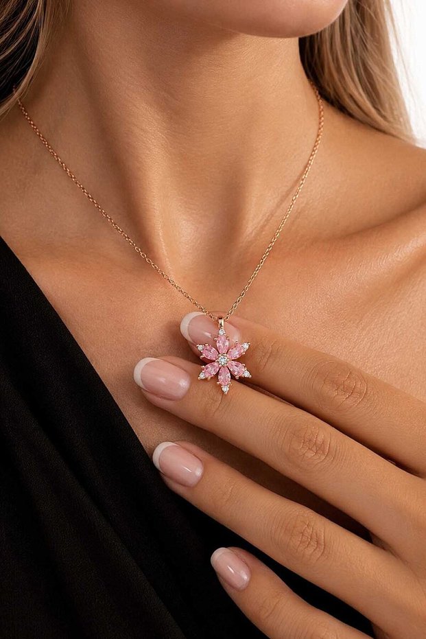 Stone Embellished, Intricate Craftsmanship, Elegant Design Women's Necklace LRN092