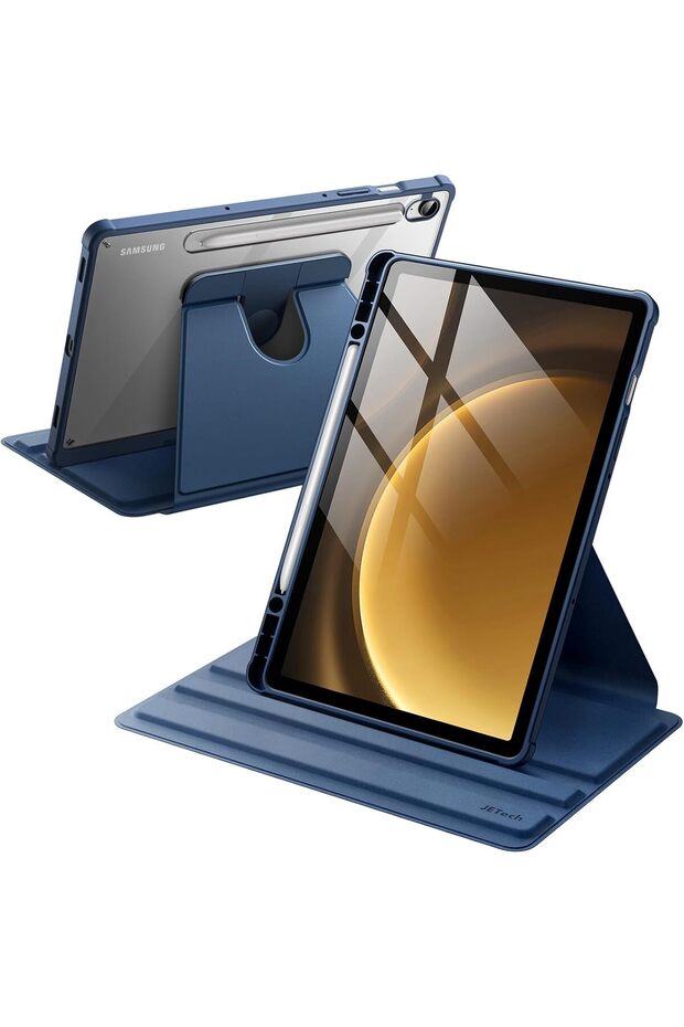 360° Rotating Case for Galaxy Tab S10 Lite/S10 FE/S9 FE/S9, Navy