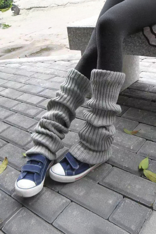 Flat, Thick, Loose-Fitting Winter Leg Warmers