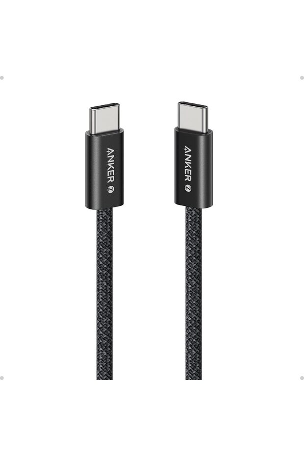 كابل زولو من USB C إلى USB C، كابل شحن سريع 240 واط، (1 متر، أسود)