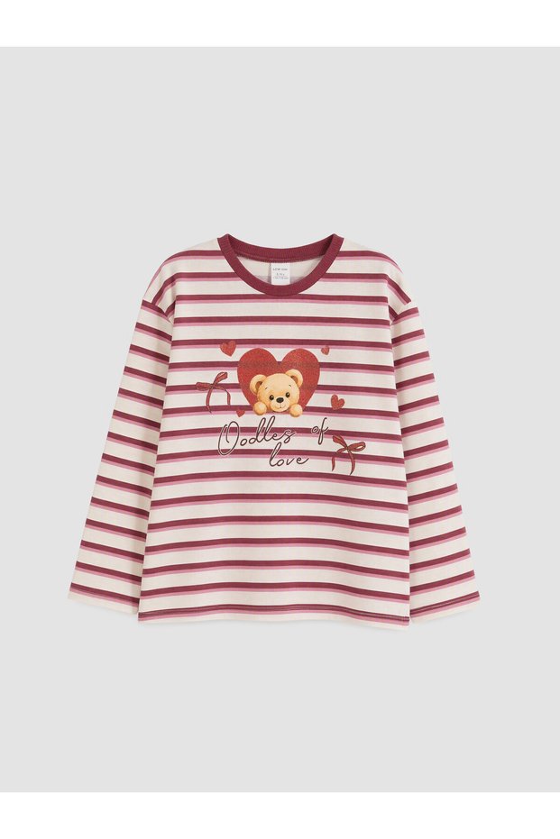 Peak New Season Mixed Print Girls' T-Shirt