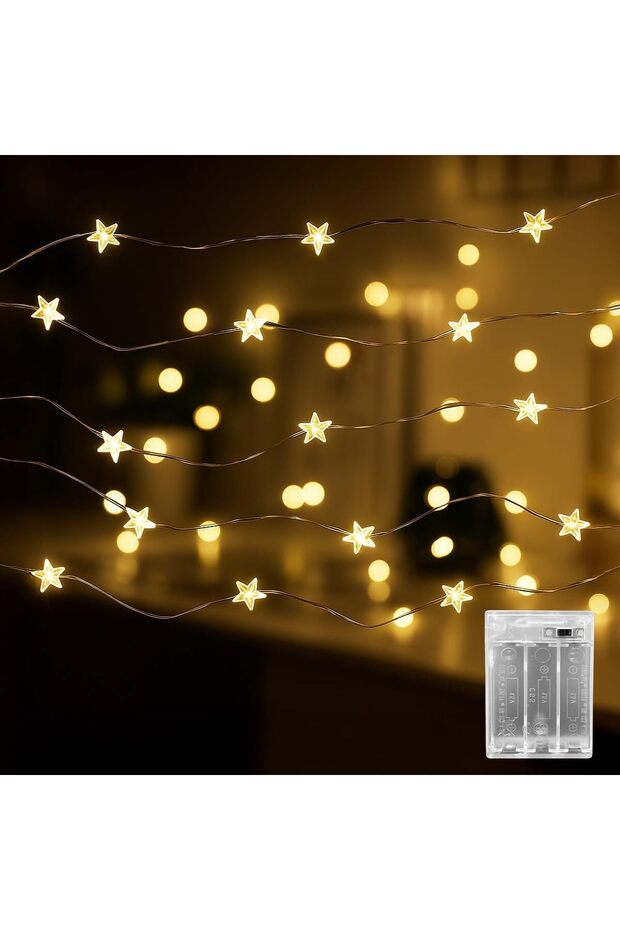 Battery Star Fairy Lights 3m 30 LED