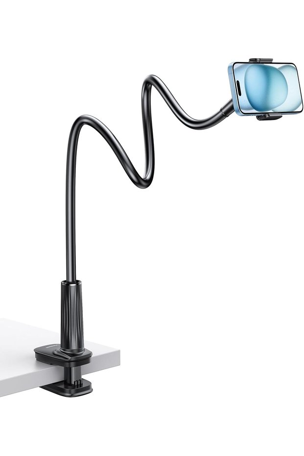 Gooseneck Phone Mount Long Arm for Bed Compatible with iPhone 17