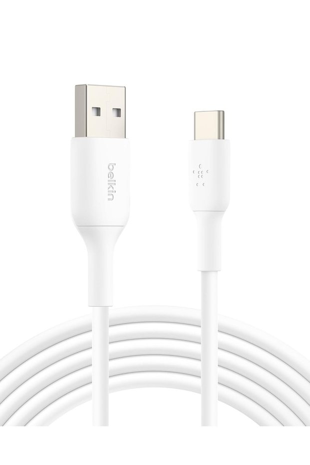 كابل شاحن BoostCharge USB-C، كابل USB-C إلى USB-A، كابل شحن USB من النوع C لأجهزة iPhone 16 و15.