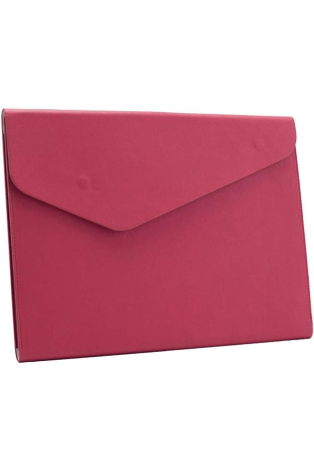 PU Leather A4 File Folder Document Holder Waterproof Portfolio Envelope Folder Case with Invisible M