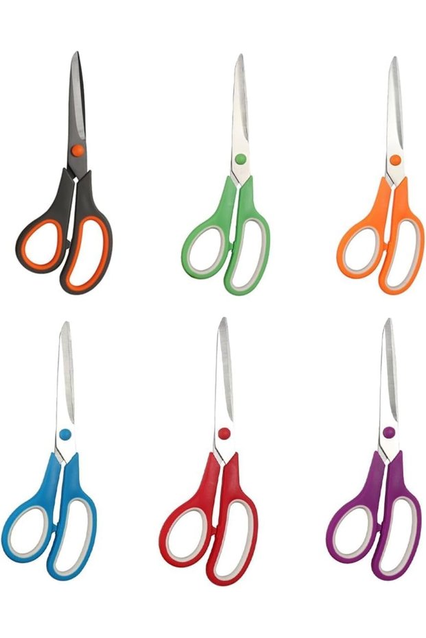 6 Pack Scissors, 8.3"
