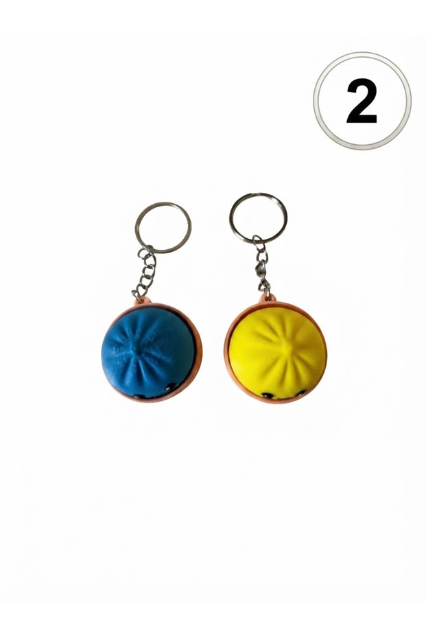 3D Keychains with Moving Figures—High-Quality Product, Set of 2