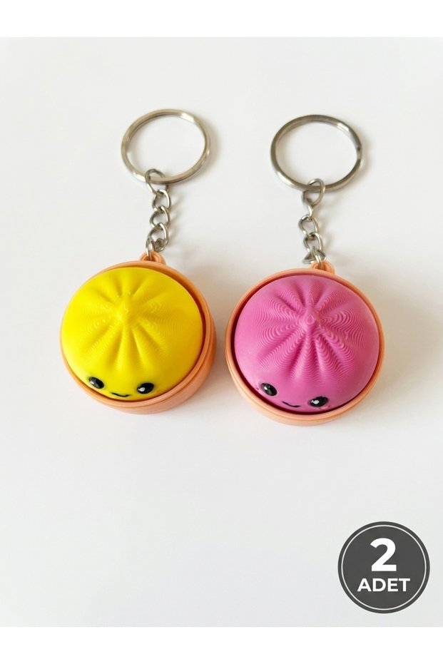 3D Keychains with Moving Figures—High-Quality Product, Set of 2