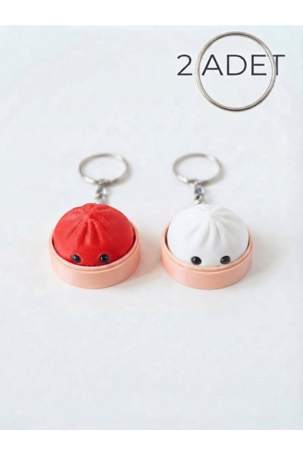 3D Keychains with Moving Figures—High-Quality Product, Set of 2