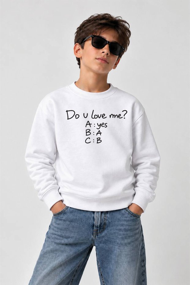 Printed Crew-Neck Sweatshirt for Boys