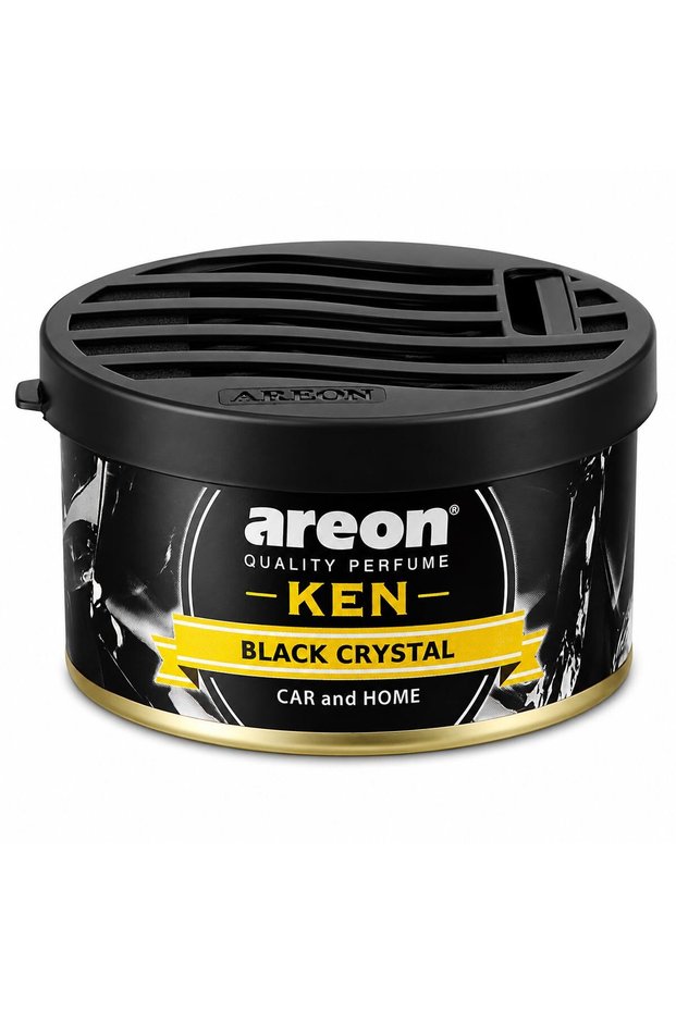 Ken Car Perfume, Black Crystal - Decorative Glass Bottle Car Air Freshener, Lasting Scent