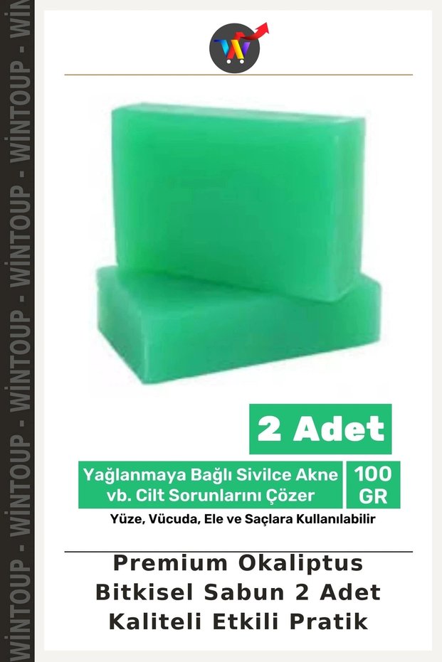 Premium Eucalyptus Herbal Soap, 2-Pack: High-Quality, Effective, and Convenient