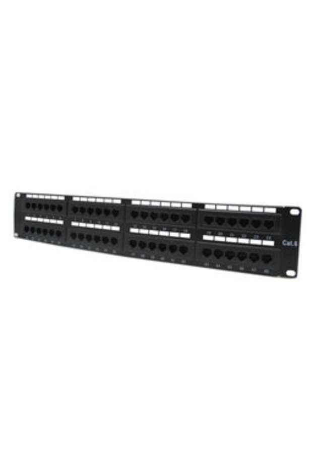 Cat6 1U 48 Port Modular Patch Panel (Cod648)