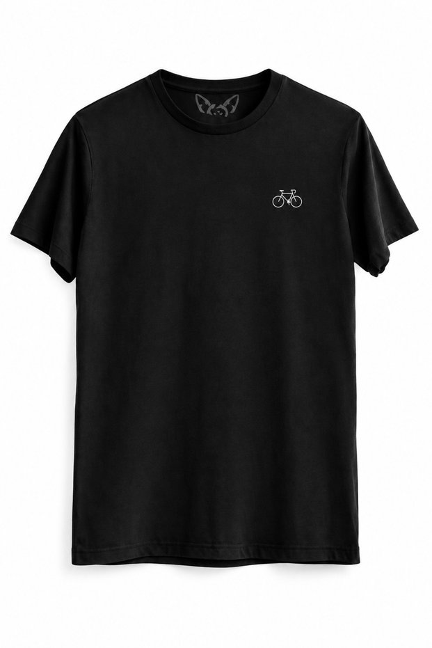 Minimalist Bicycle DTG-Printed T-Shirt