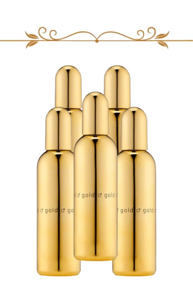 5 قطع عطر ذهبي 100 مل