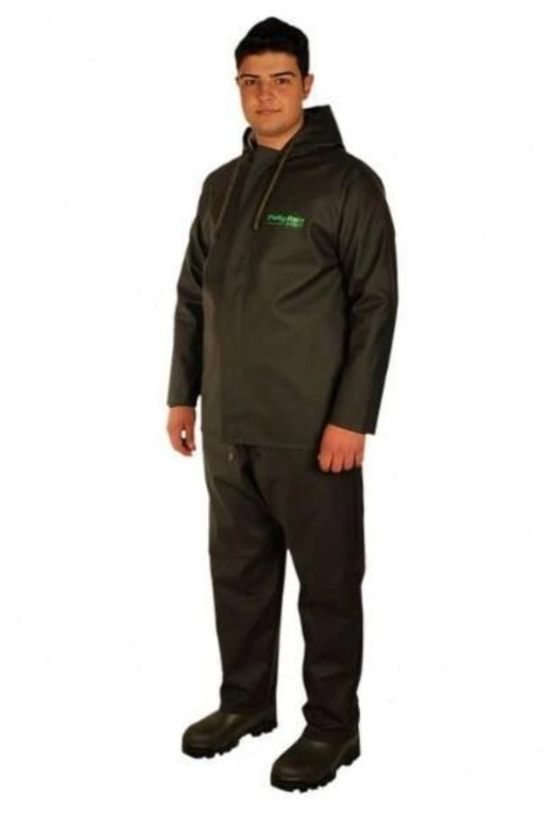 PlentifulPolly Rain Set PVC Raincoat, Size XL