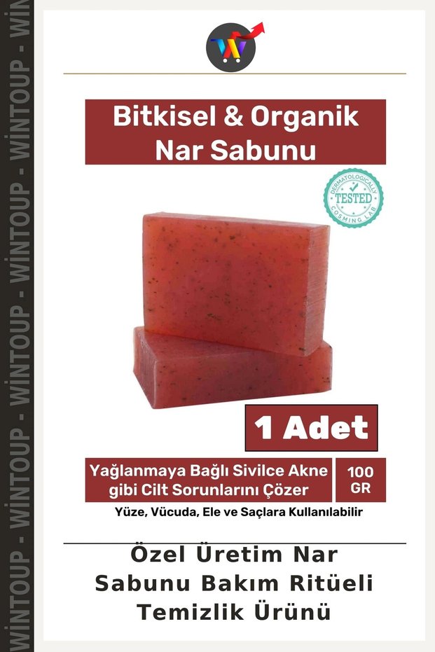 Handcrafted Pomegranate Soap Skincare Ritual Cleansing Product