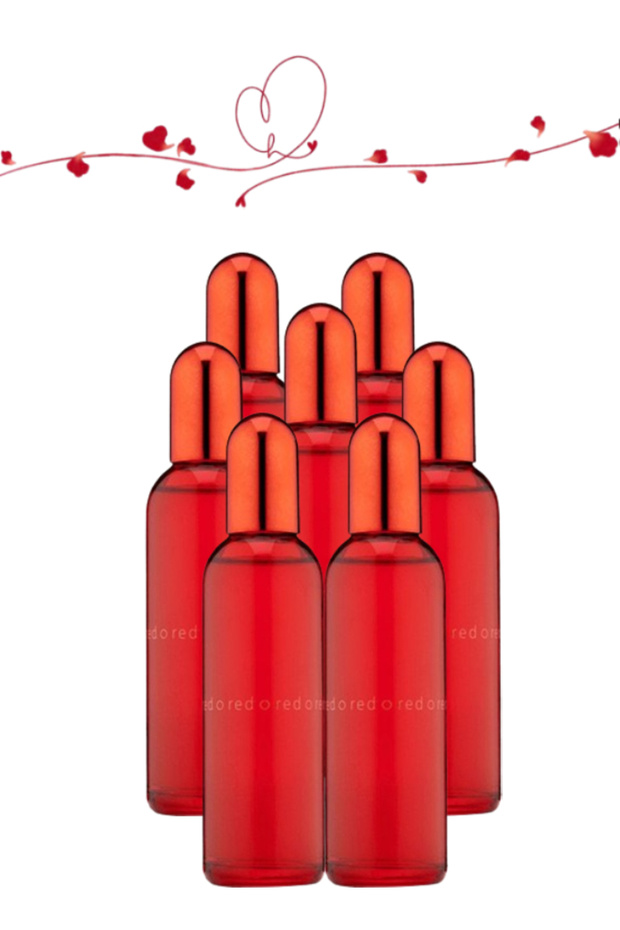 7 قطع عطر أحمر 100 مل