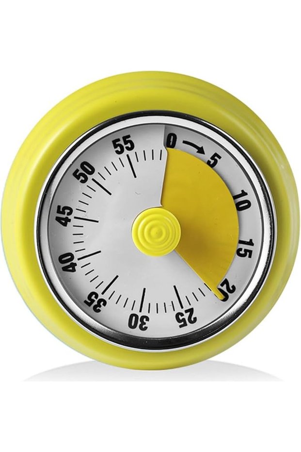 Visual Timer，60-Minute Countdown Mechanical metal Timer, No Batteries Required Mechanical Rotating A