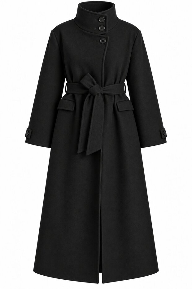 Black Future Coat - 409110